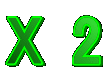 X 2